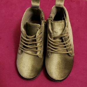 velvet grey boots